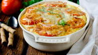 Filé de tilápia com batatas e requeijão ao forno
