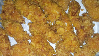 Filezinhos de frango empanados com Corn Flakes