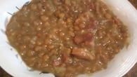 Lentilha com linguiça