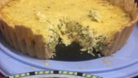 Quiche de abobrinha verde