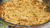 Macarrão com manjericão