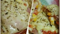 Pizza de pão francês