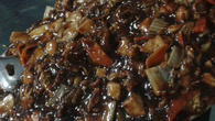 Yakisoba simples de legumes e carne