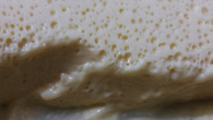Mousse cremoso de leite em pó