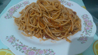 Macarrão simples com bacon