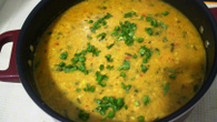 Caldo de peixe com frutos do mar