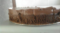 Torta trufada de 2 chocolates