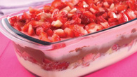 Delicia gelada de morango