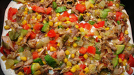 Torta da sobra (frango ensopado com legumes)