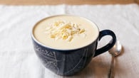 Chocolate quente branco cremoso e sem amido de milho