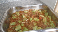 Nhoque de sobra de arroz com espinafre