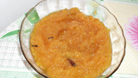 Doce de moranga cremoso com coco