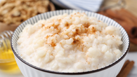 Arroz doce cremoso de verdade com leite condensado e creme de leite