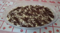 Pavê de cupuaçu e banana da terra