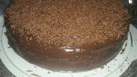 Recheio e cobertura de chocolate maravilhoso