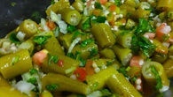 Salada de quiabo deliciosa