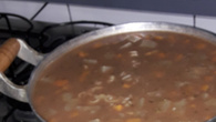 Sopa de feijão com legumes