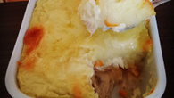 Escondidinho de frango e catupiry