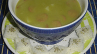 Sopa creme de ervilha partida