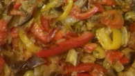 Salada de berinjela assada