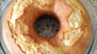Bolo de água quente
