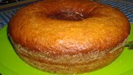 Bolo fácil de banana no liquidificador