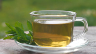 Chá de laranja, hortelã e mel