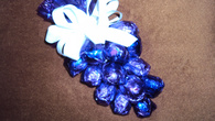 Cacho de uva de chocolate