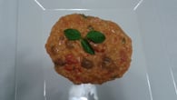 Risoto de filet mignon com tomate pelado