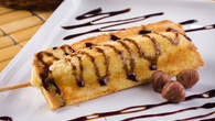 Crepe no palito (crepe suíço)
