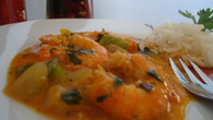 Camarão ao leite de coco