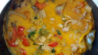 Moqueca de frango à baiana