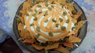 Nachos mexicanos (com doritos) carne moída e sour cream