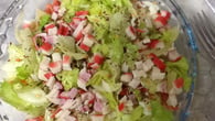 Salada simples refrescante