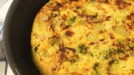 Fritada de batata com azeitonas