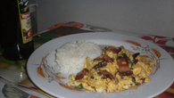 Ovos mexidos com bacon