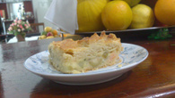 Torta de batata e camarão