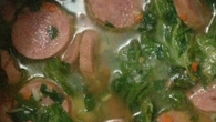 Sopa de couve com paio