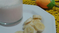 vitamina  de  banana  e  danone