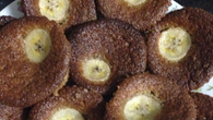 Bolo de banana, aveia e linhaça