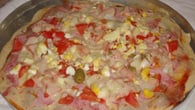 Deliciosa pizza de liquidificador