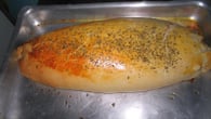 Pizza enrolada de atum