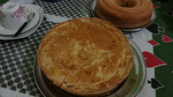 Torta de camarão com requeijão (tipo empadão)