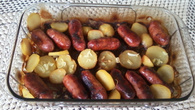 Linguiça assada