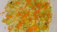 Risoto de limão e abobrinha