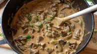 Strogonoff de carne com o corte certo para ficar suculento
