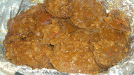 Carne com calabresa