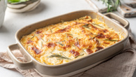 Filé de merluza com batata no forno