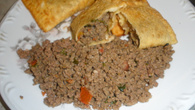 Recheio para pastel de carne