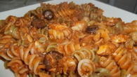 Macarrão ao molho de sardinha